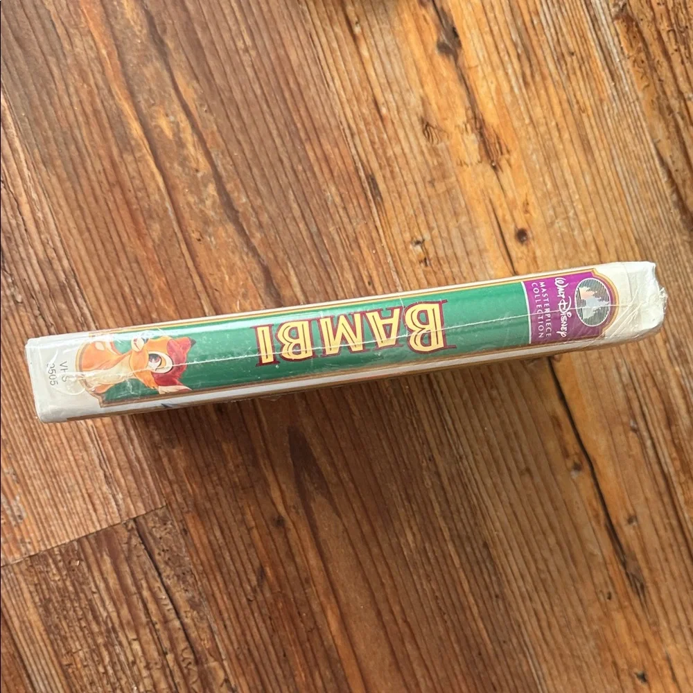 SEALED Disney Bambi Limited Edition VHS with Green and Red Cover